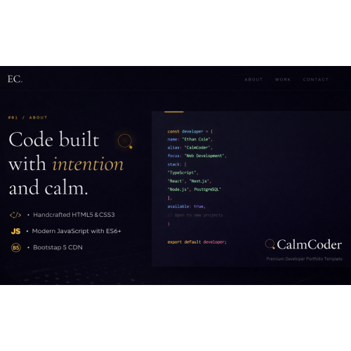 Coder – Bootstrap 5 Minimalist Portfolio Theme for Developers Coder – Bootstrap 5 Minimalist Portfolio Theme for Developers
