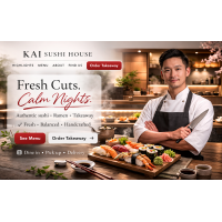 One-Page Sushi & Asian Restaurant Website Template (HTML + CSS + Bootstrap) One-Page Sushi & Asian Restaurant Website Template (HTML + CSS + Bootstrap)