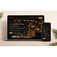 CalmRestaurant – Atelier | Fine Dining One Page Restaurant Website Template HTML CSS Bootstrap CalmRestaurant – Atelier | Fine Dining One Page Restaurant Website Template HTML CSS Bootstrap