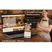 One-Page Bootstrap Website Template for Pizza & Kebab Restaurants (HTML + CSS) One-Page Bootstrap Website Template for Pizza & Kebab Restaurants (HTML + CSS)
