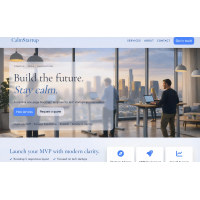 CalmStartup – Minimal Startup Website Template · Bootstrap 5 HTML CSS · One Page Tech Landing Page CalmStartup – Minimal Startup Website Template · Bootstrap 5 HTML CSS · One Page Tech Landing Page