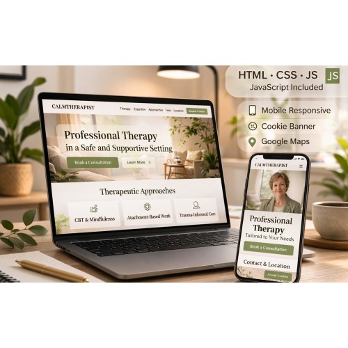 Therapist Website Template – Psychologist & Counseling Website Design | Bootstrap 5 Therapy Practice Template (CalmTherapist) Therapist Website Template – Psychologist & Counseling Website Design | Bootstrap 5 Therapy Practice Template (CalmTherapist)