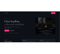 CalmCoach — One-Page Bootstrap Template